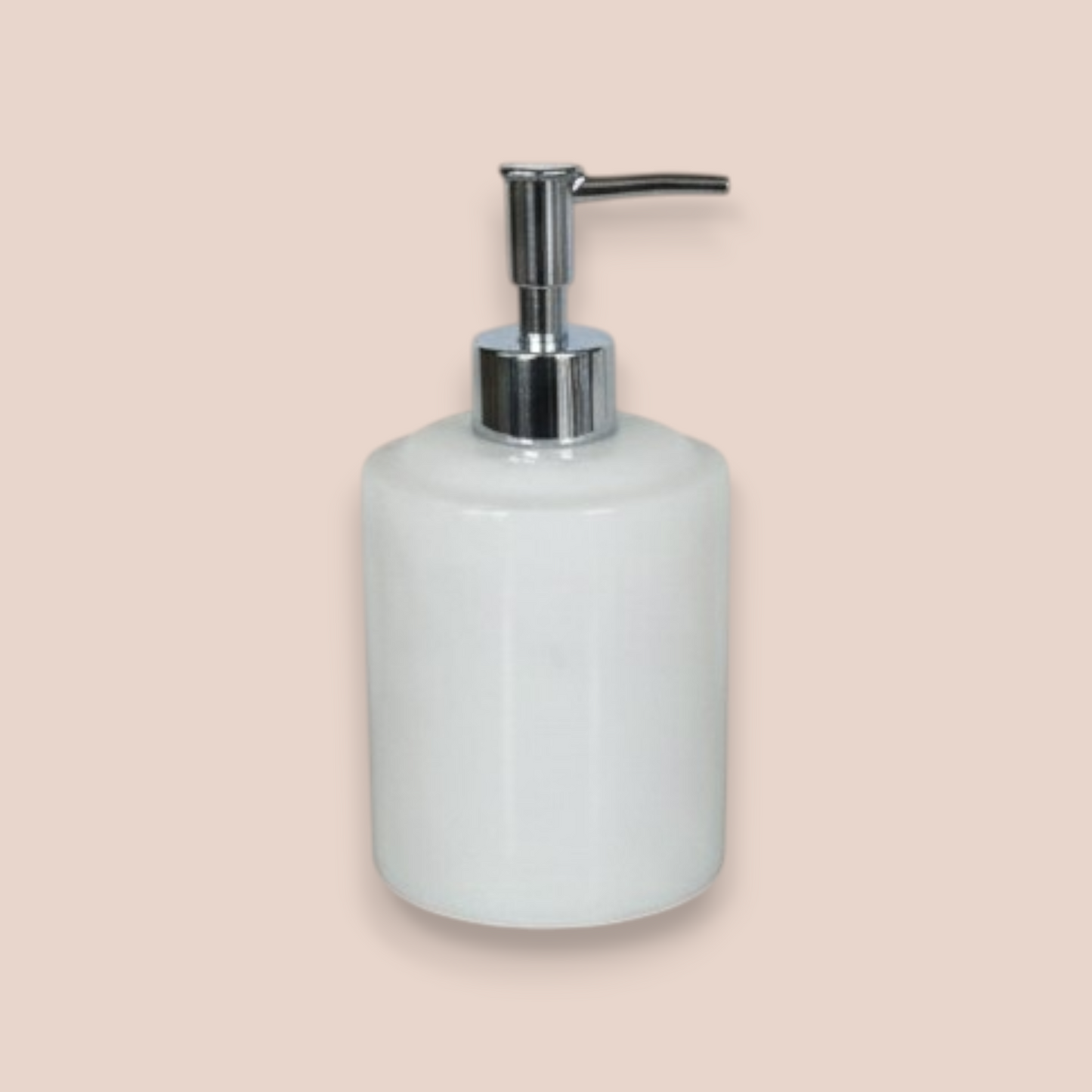 Pure White Marble Bathroom Set | 7-Piece Natural Stone Collection with Silver Coral Accents